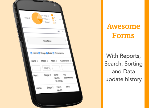 Awesome forms. Reported search